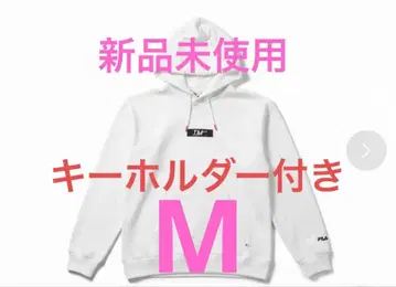 IMP. FILA 후드티 화이트 M 사이즈 로고 키링 포함