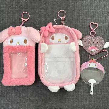 산리오 마이멜로디 트레이딩 카드 케이스 마이파치룬 키링 묶음 판매