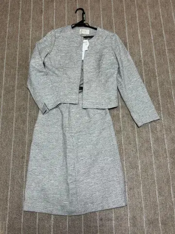 S 사이즈 빔즈 트위드 자켓 x 스커트 세트