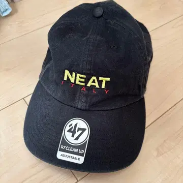 47 NEAT ITALY 블랙 캡