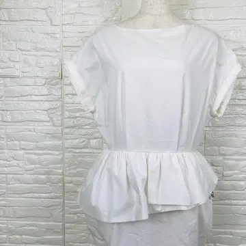 체스티 FILA 콜라보 페플럼 원피스 화이트 M [ 33-19 ]