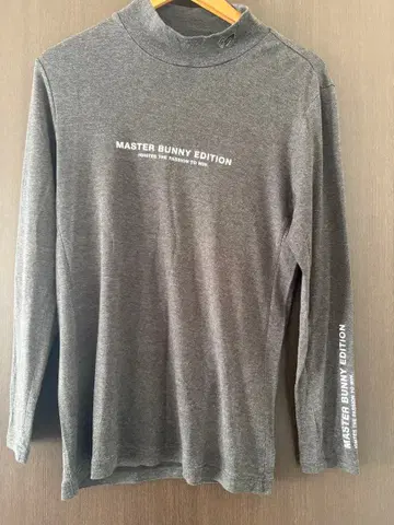 MASTER BUNNY EDITION 터틀넥 셔츠 그레이