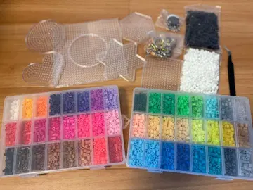 펄러비즈 전 48색 스타터 키트 도안 가이드북 포함