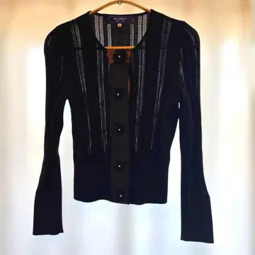 M'S GRACY 블랙 긴팔 가디건 38