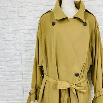 KBF 트렌치코트 롱 코트 L [2578-29]