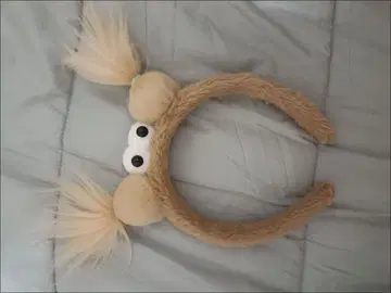 캐릭터풍 헤어밴드 베이지