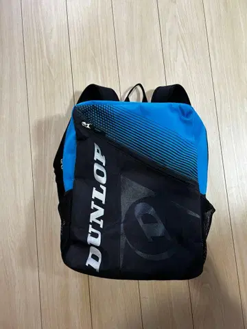 DUNLOP 테니스 라켓 백 파랑 블랙