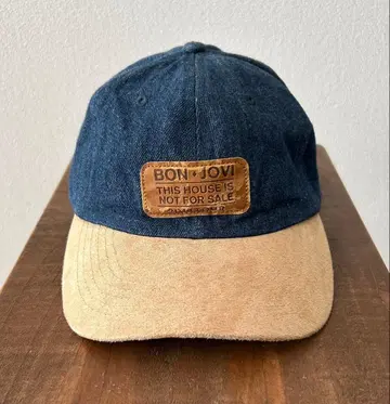 BON JOVI 2018 투어 캡 데님 스웨이드 레어 공식