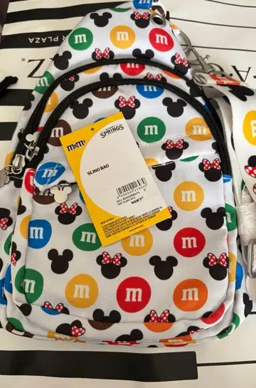 플로리다 디즈니월드 한정판 M&Ms 바디백