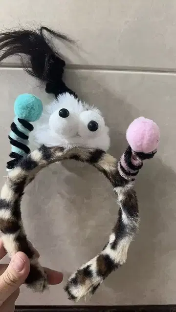 유니크한 동물 패턴 헤어밴드