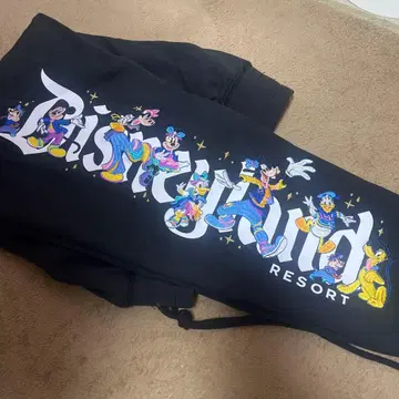 캘리포니아 디즈니 70주년 한정판 스웨트 팬츠 로스앤젤레스 70