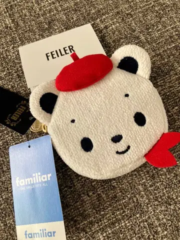 familiar x FEILER 콜라보 패밀리짱 참 파우치