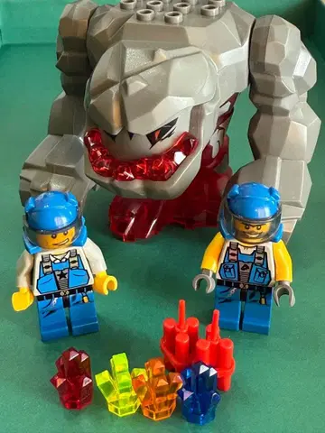 LEGO 레고 파워 마이너즈 락 몬스터 미니 피규어 대