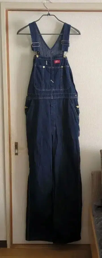 다크 블루 오버롤