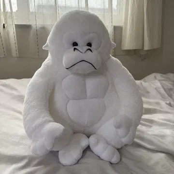 고릴라 화이트 봉제 인형