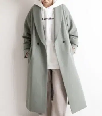 [ 새상품급 ] SLOBE IENA SUPER100 W/Ca 숄카라 코트
