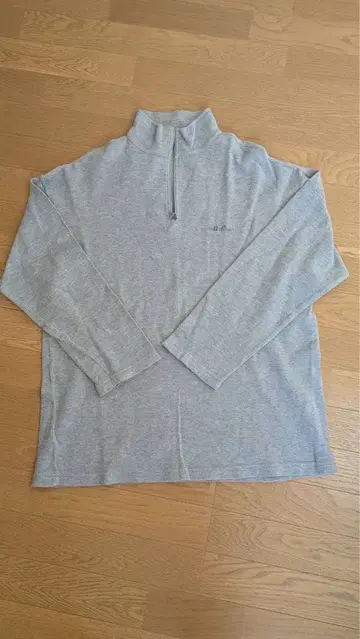 ellesse 그레이 하프 지퍼 트레이닝복 L