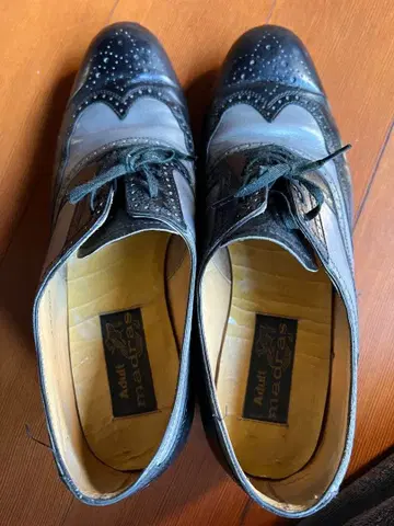 마드라스 드레스 슈즈 블랙 그레이