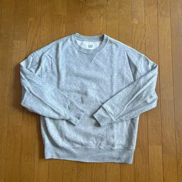 GAP 무지 그레이 크루넥 트레이닝복 M