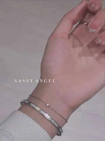 sassy angel S 팔찌 인기 실버 팔찌 품절