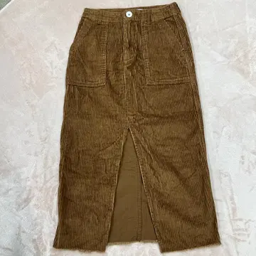 [ 새상품급 ] ZARA 자라 코듀로이 롱 스커트 S