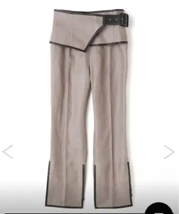 어도어 adore 벨트 포함 샌디 트윌 팬츠/하의/38