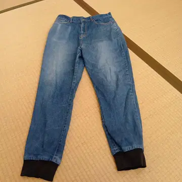 HARE 데님 블루 리브 팬츠