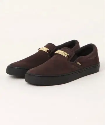 VANS 스웨이드 슬립온 다크 브라운