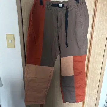 멀티 컬러 패치워크 팬츠