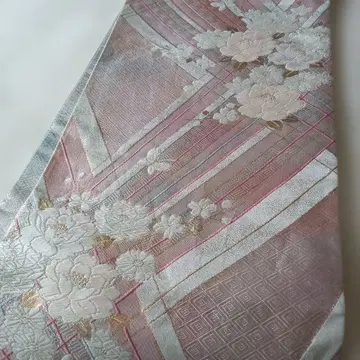 4 후쿠로 오비 핑크 계열 칠보 사가니시키