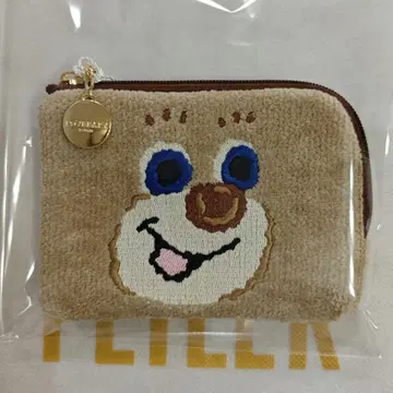 페이러 도업 테디 파우치 L자 미사용 새상품
