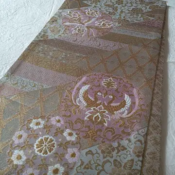 6 후쿠로 오비 꽃무늬