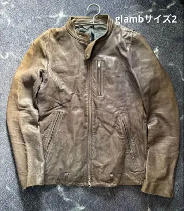 glamb 빈티지 가죽 자켓 양가죽