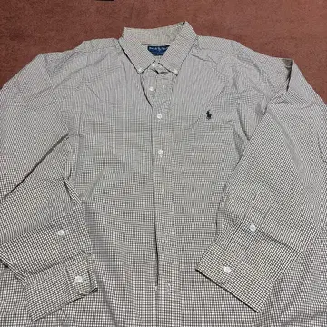 랄프 로렌 코튼 체크 셔츠