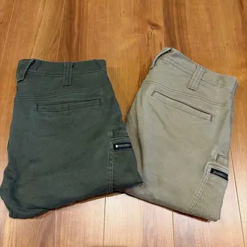 도라이치 스트레치 카고 팬츠 2개 세트