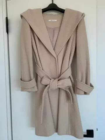 베이지 롱 코트 사이즈 38