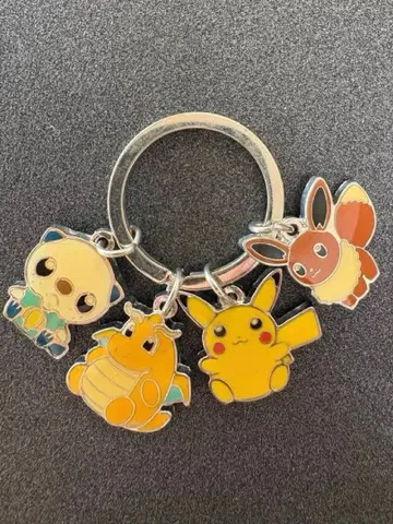 포켓몬 키링 4개 세트