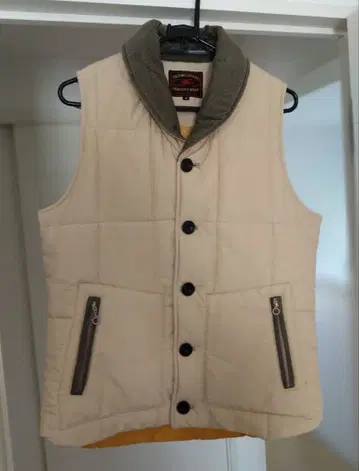 BEAMS HEART 퀼팅 충전솜 베스트 M 베이지