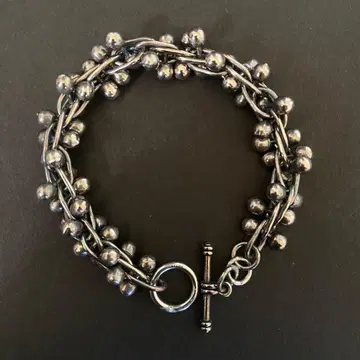 Vintage 멕시코 실버 펄 DNA 팔찌