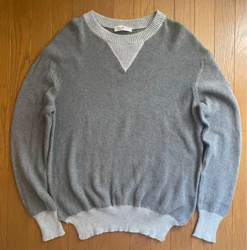 파자마 니트웨어 그레이 코튼 니트 벨기에 제조