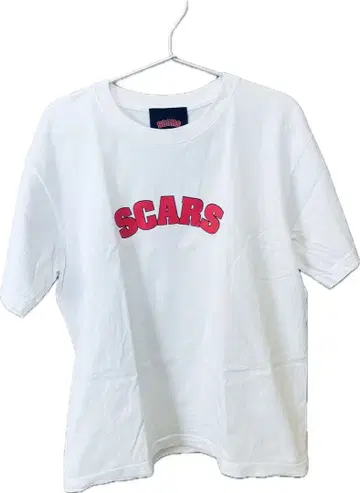 SCARS 화이트 T셔츠 L 사이즈