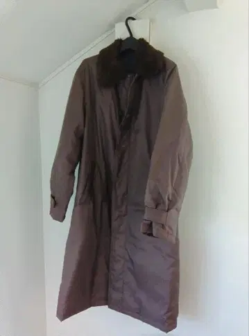 꼼사데모드 Jeans 브라운 스텐카라 코트 퍼 포함