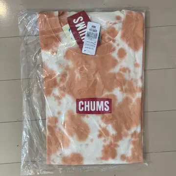 CHUMS 오버 사이즈 T셔츠 L 오렌지 타이다이