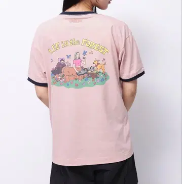 새상품 코먼나운 'HORSE' 미도리 나카지마 반팔 T