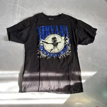 NIRVANA 그래픽 프린트 T셔츠 XL