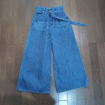 완판템 니코앤드 루즈 와이드 데님 팬츠