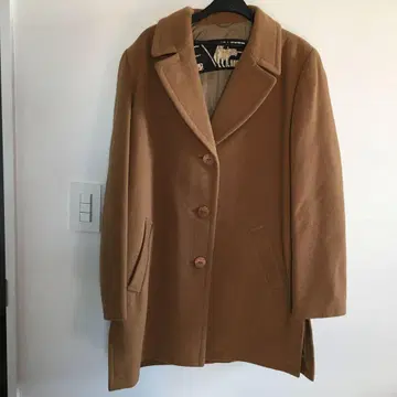 EVEX by Krizia 미들 코트 카멜 사이즈 40