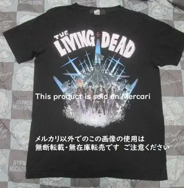 BUMP OF CHICKEN LIVING DEAD 티셔츠 M 블랙