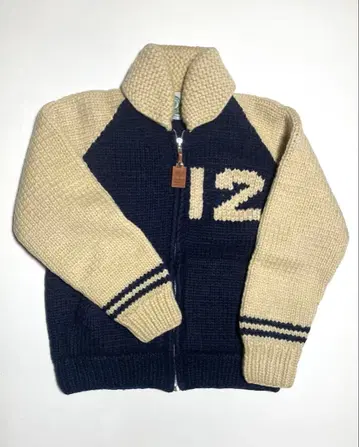 캐나다 스웨터 카우친 스웨터 로우 게이지 니트 자켓 캐나다제