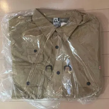 CHUMS 오버 사이즈 워크 셔츠 L 베이지